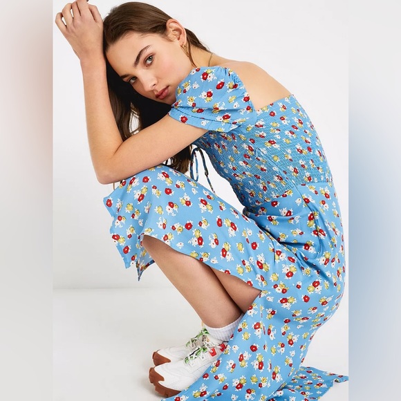 Faithful the Brand Castilo Floral Midi Dress - Picture 7 of 8